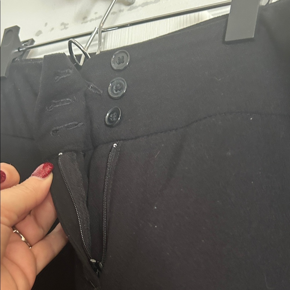 Style & Co. Classic Black Flare Pants - Picture 3 of 4